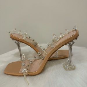 Clear Heel Sandals
